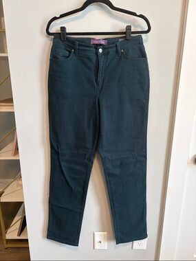 Gloria Vanderbilt “Amanda” Skinny Jeans in Dark Teal